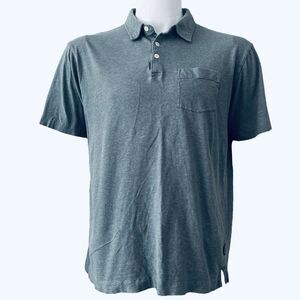 Patagonia Mens Polo Shirt Gray Short Sleeve‎ Pocket Casual Everyday